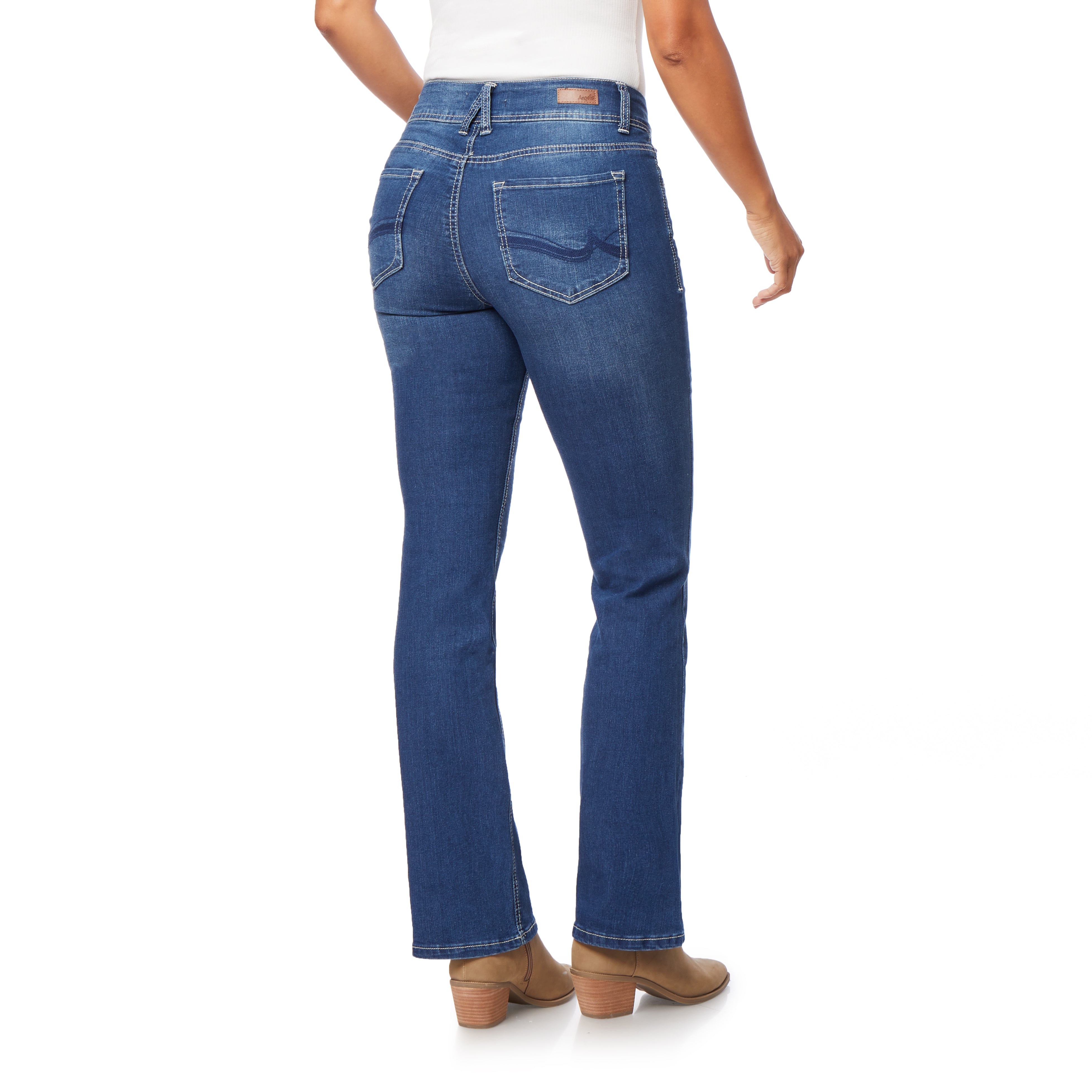 Curvy Bootcut Mid-Rise Jeans (Regular)