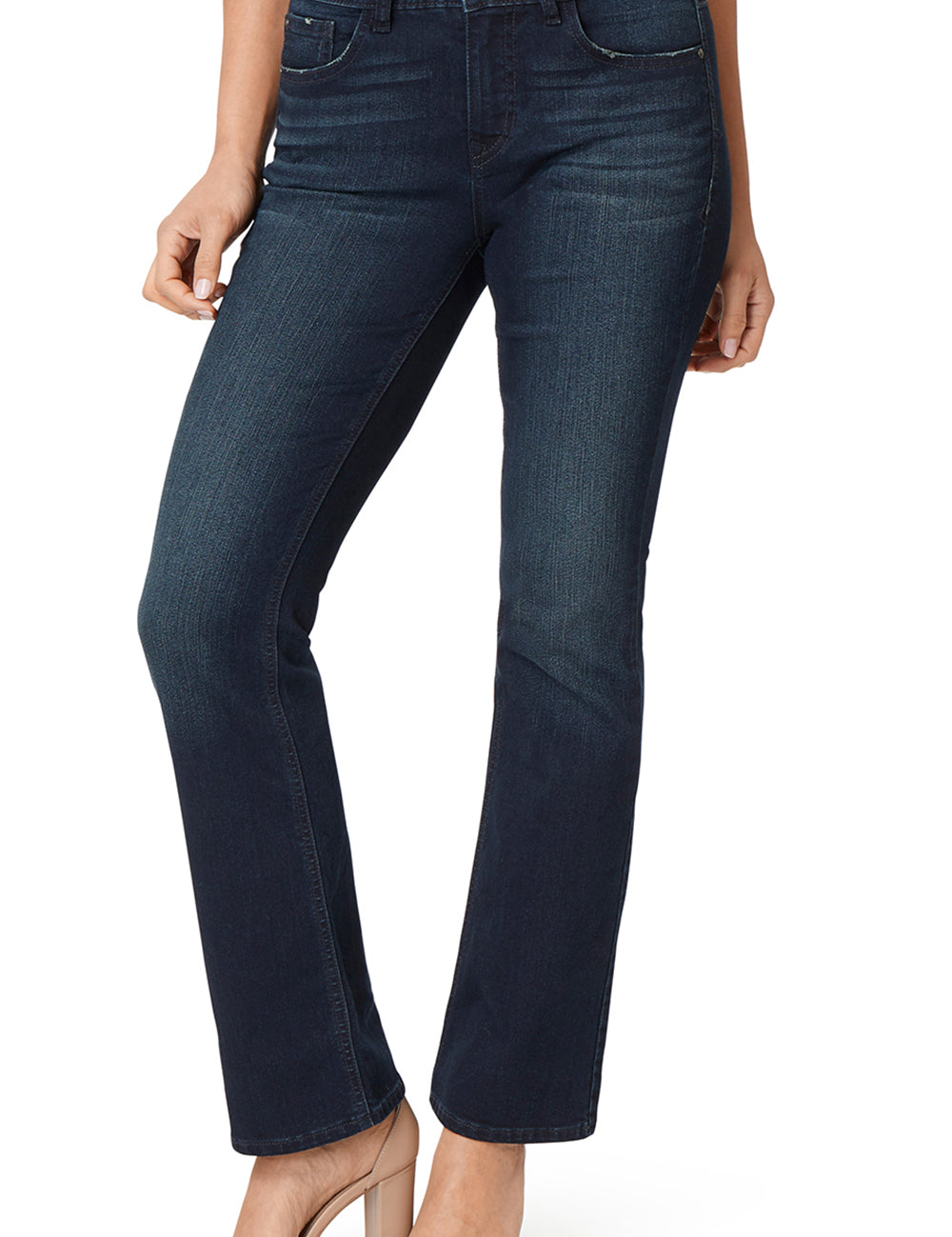 Curvy Bootcut Mid-Rise Jeans (Regular)