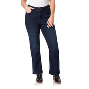 Curvy Bootcut Mid-Rise Jeans (Plus)