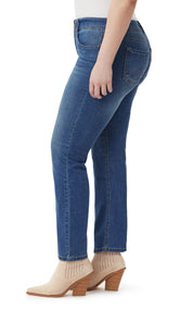 Curvy Bootcut Mid-Rise Jeans (Plus)