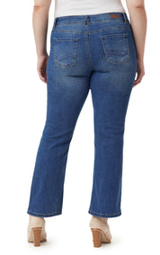Curvy Bootcut Mid-Rise Jeans (Plus)
