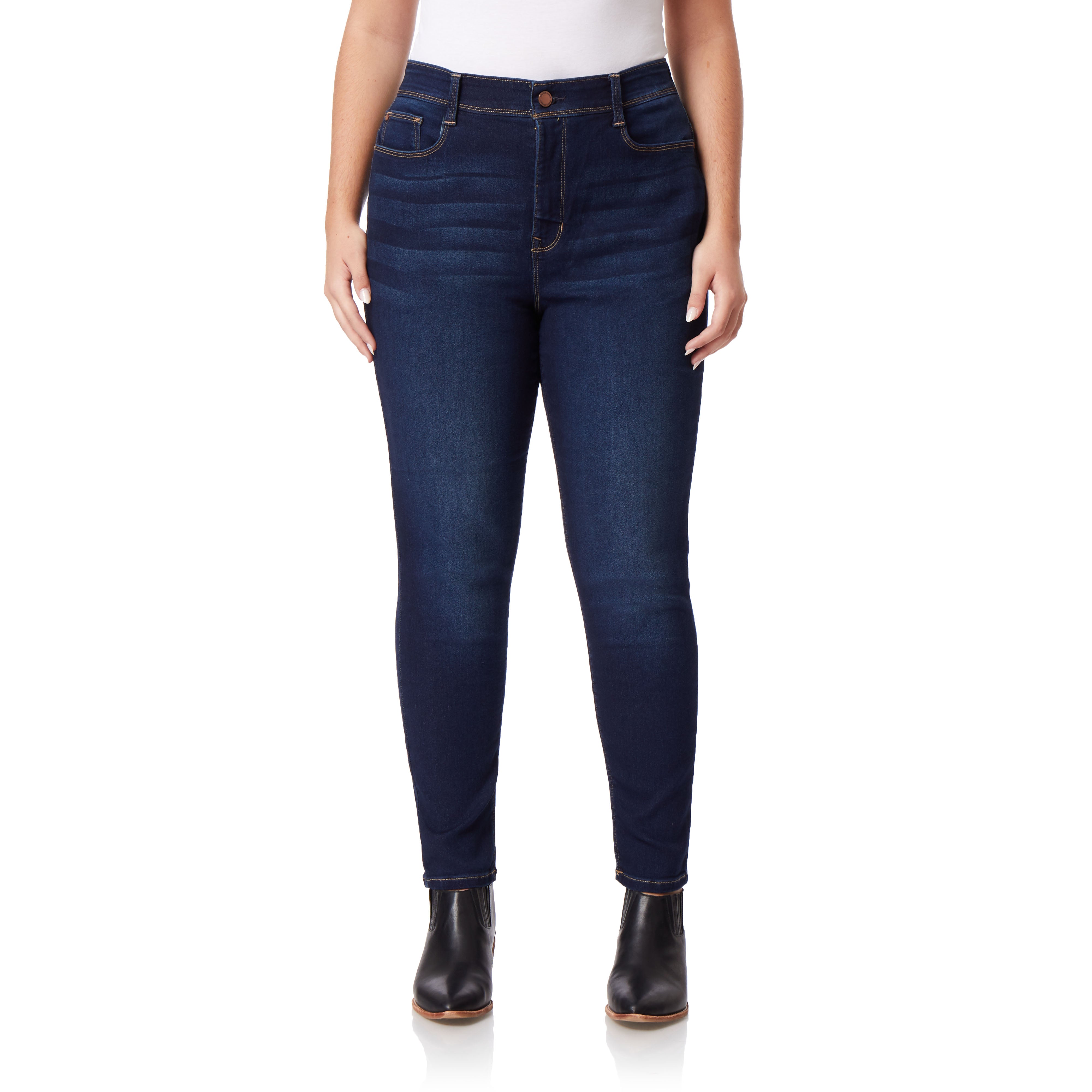 360 Sculpt Skinny Mid-Rise Jeans (Plus)