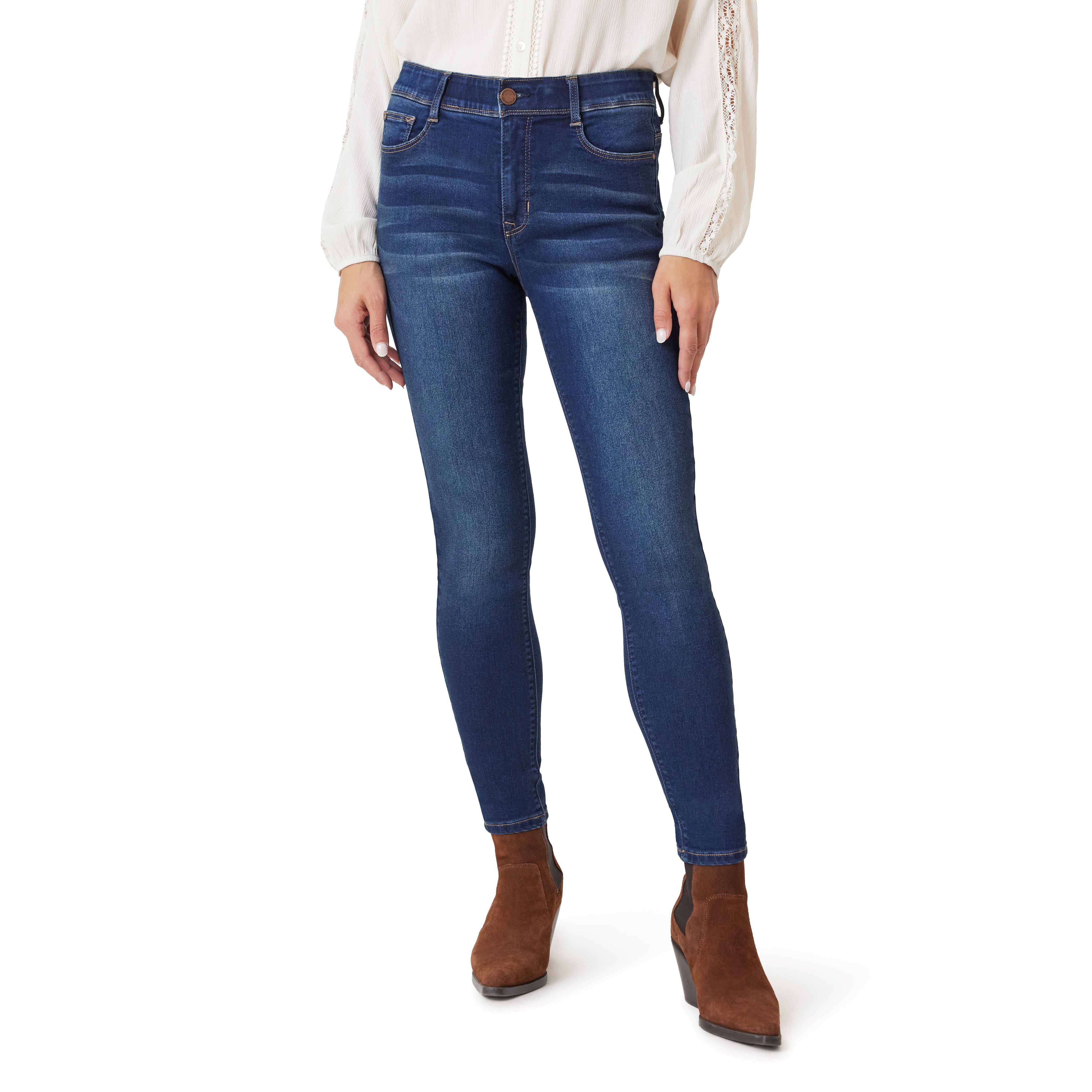 360 Sculpt Skinny Mid-Rise Jeans (Regular)