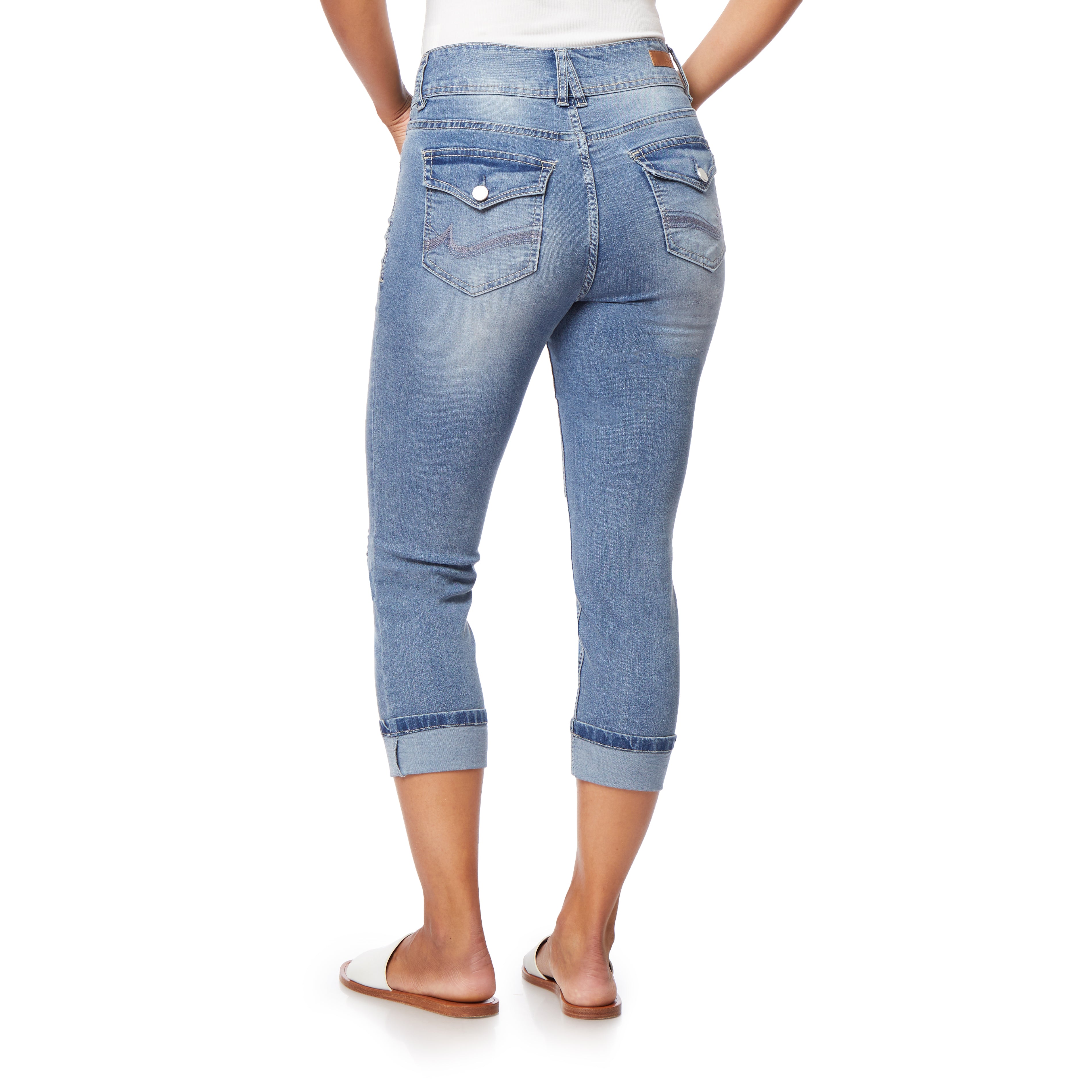Curvy Crop Jeans (Plus)