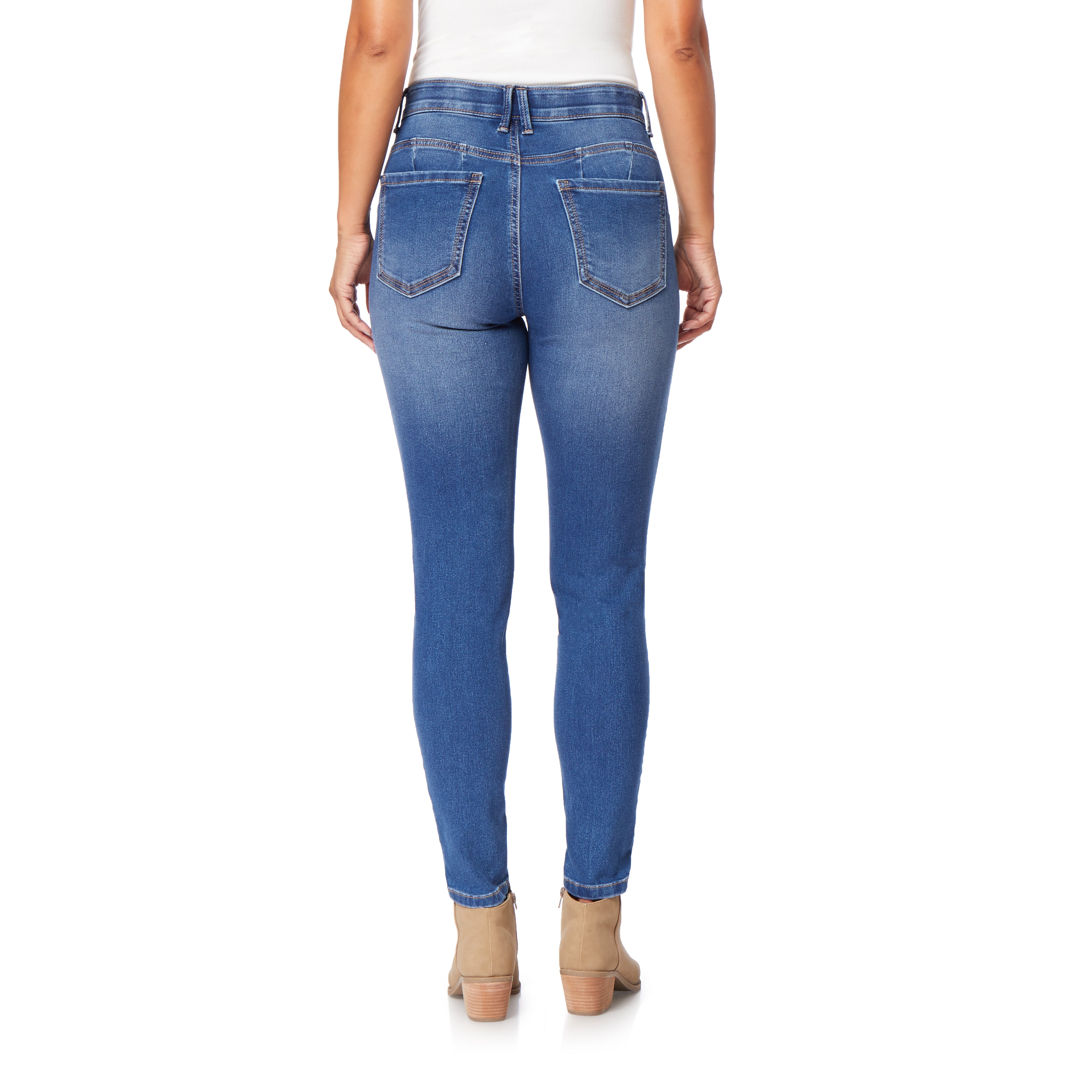 360 Sculpt Skinny Mid-Rise Jeans (Regular)
