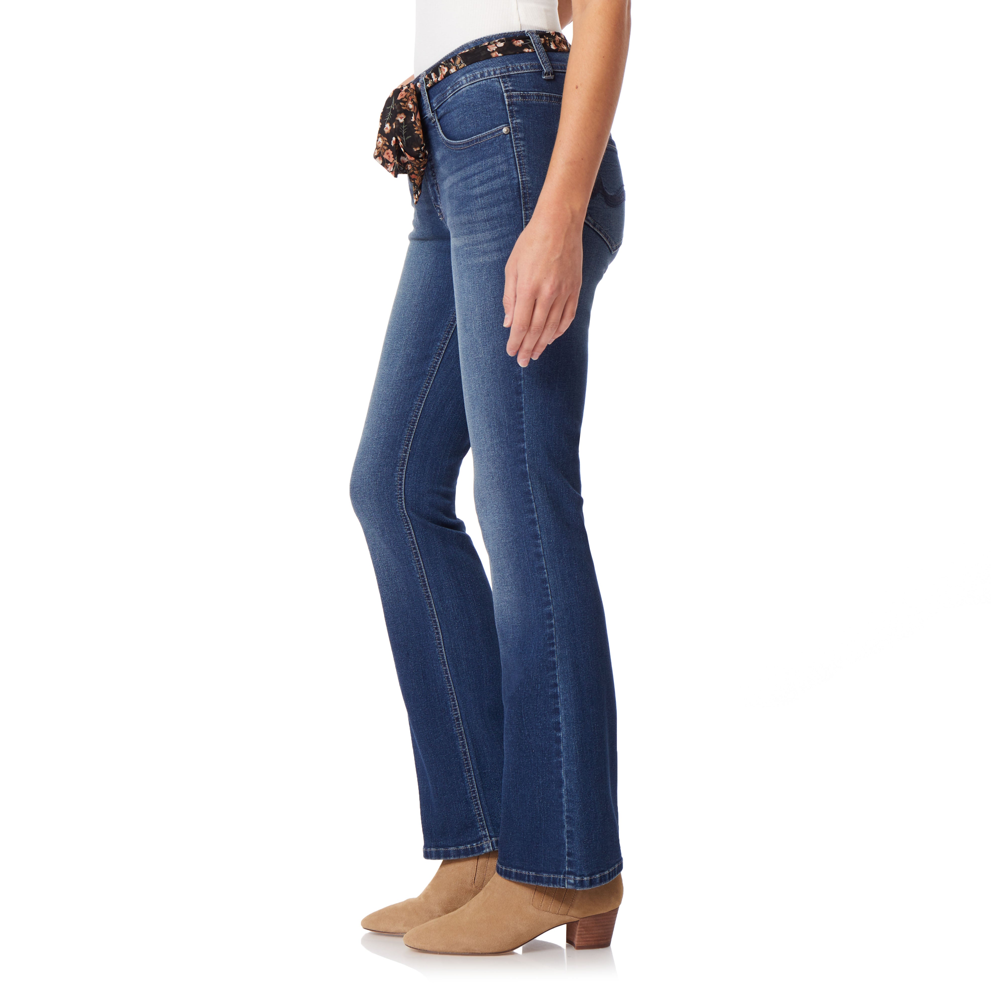 Curvy Bootcut Mid-Rise Jeans (Regular)