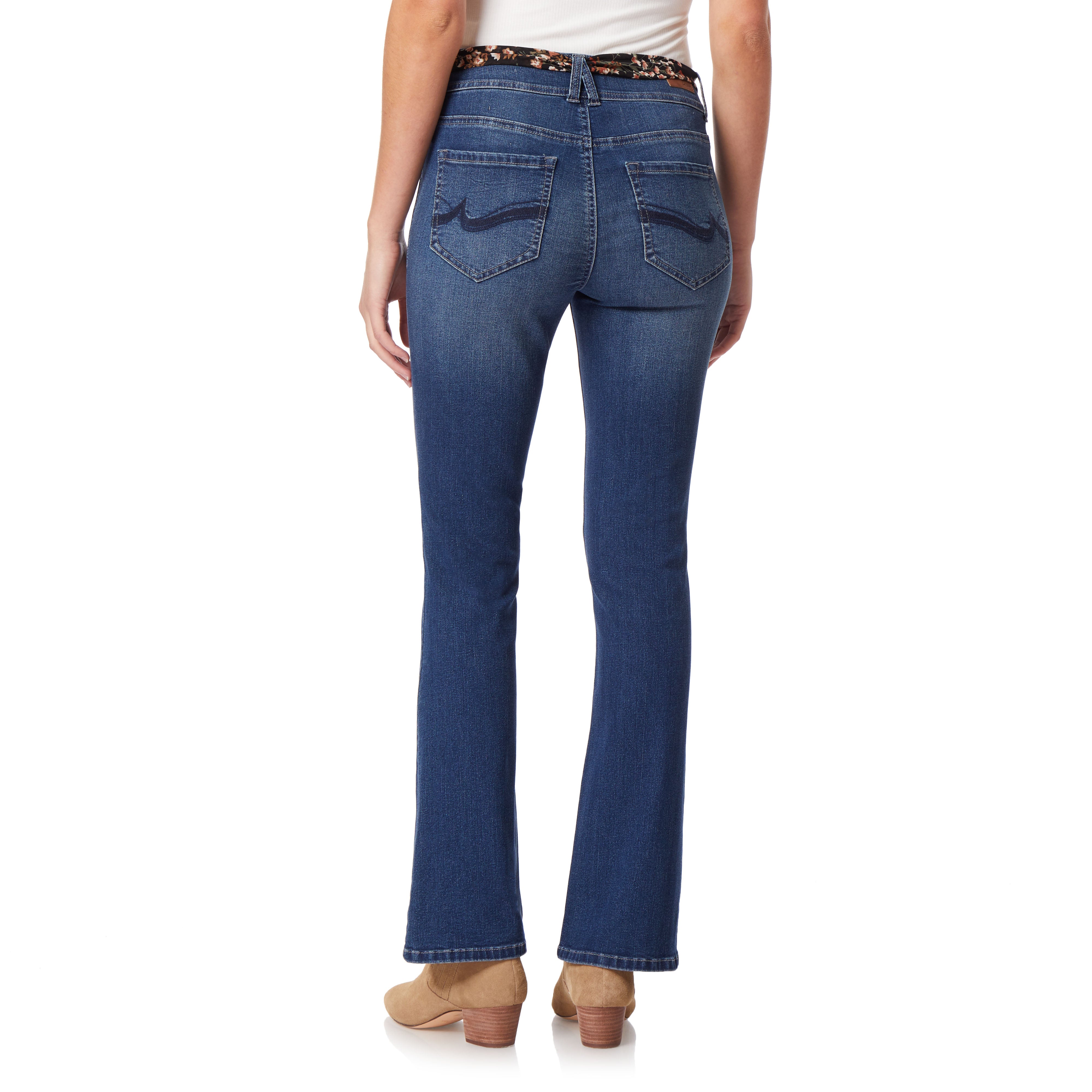 Curvy Bootcut Mid-Rise Jeans (Regular)