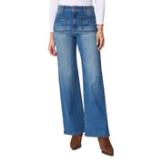 Forever Wide High-Rise Patch Pockets Jeans (Regular)