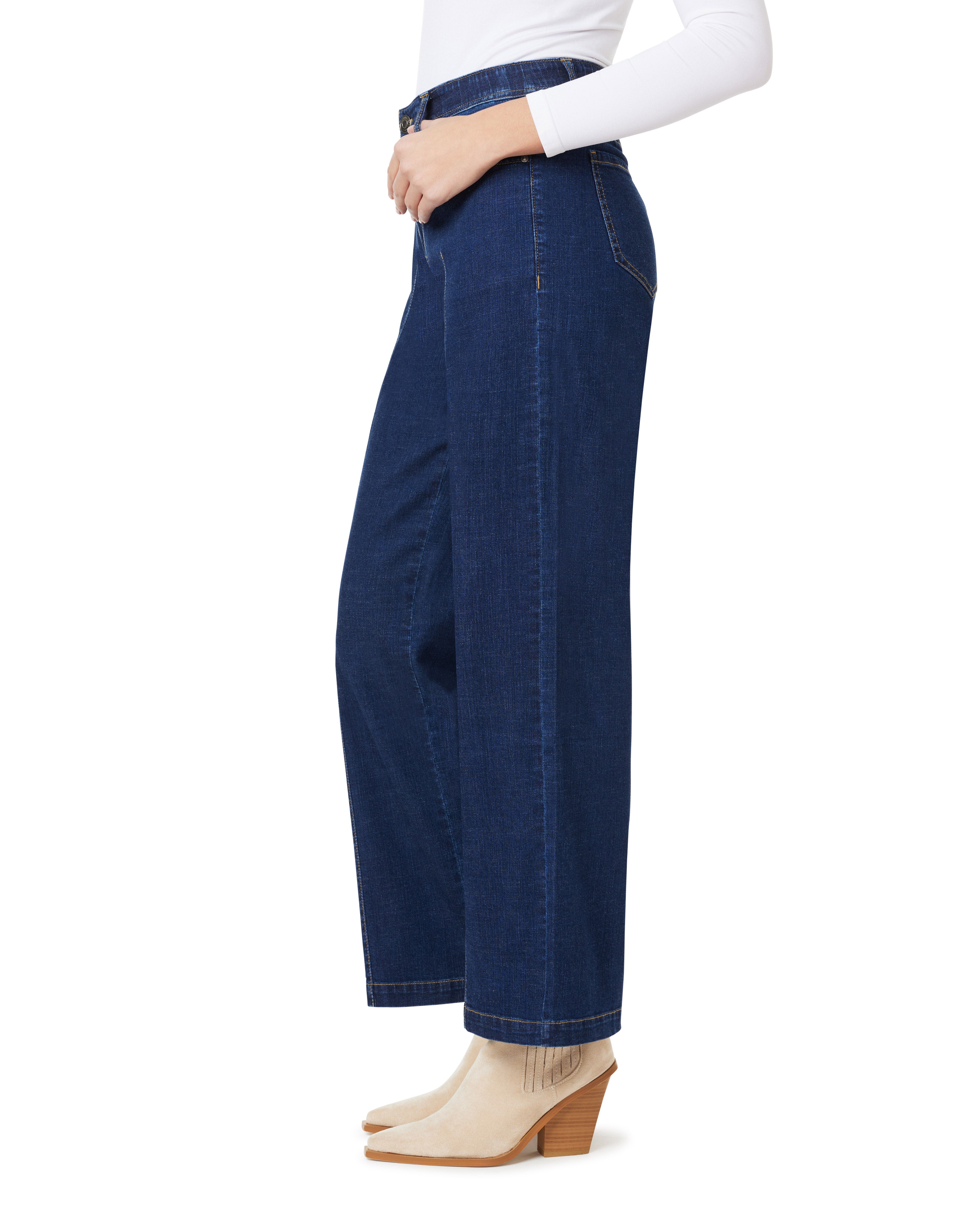 Everbreeze Curvy Mid-Rise Wide Leg Jeans (Regular)