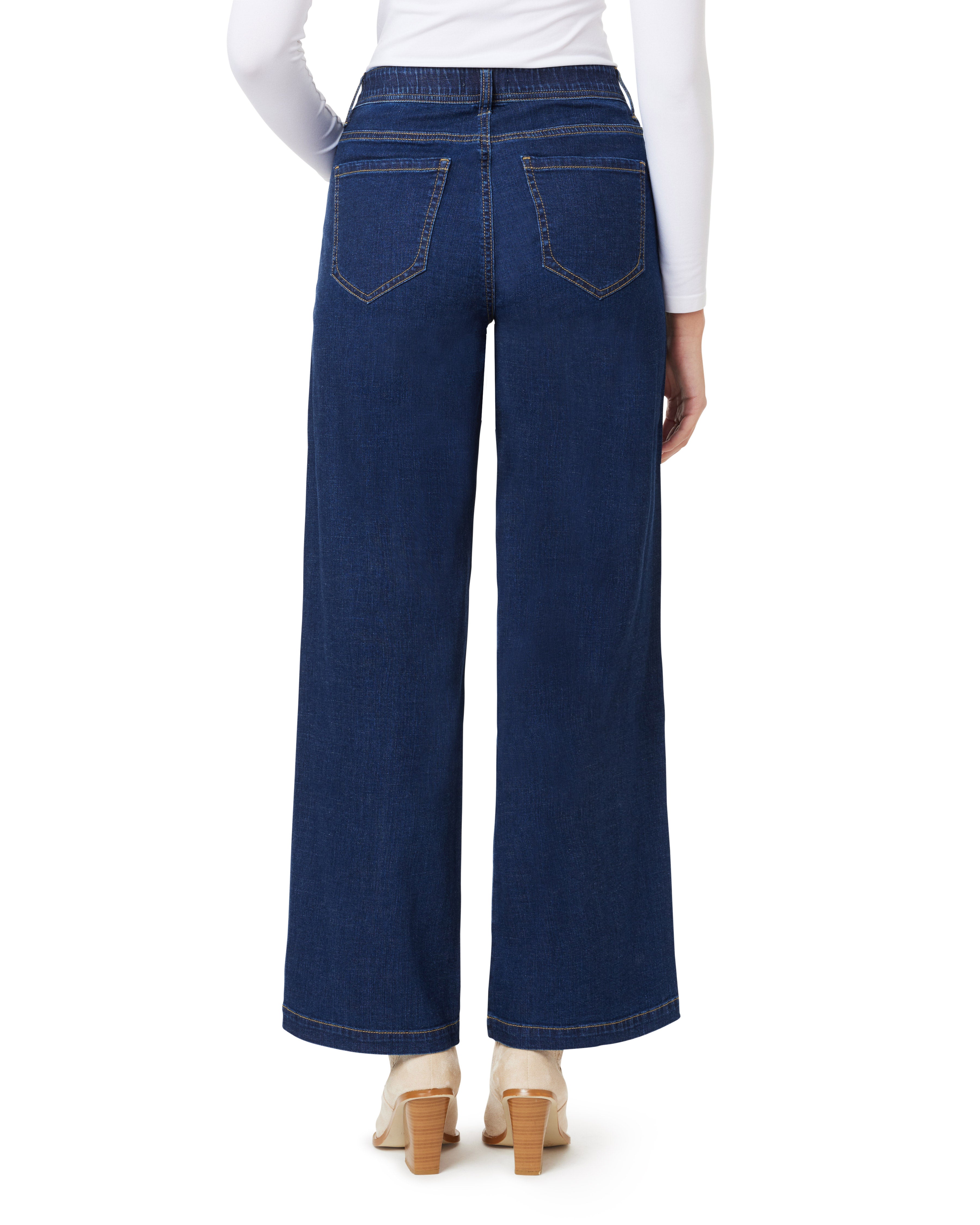 Everbreeze Curvy Mid-Rise Wide Leg Jeans (Regular)