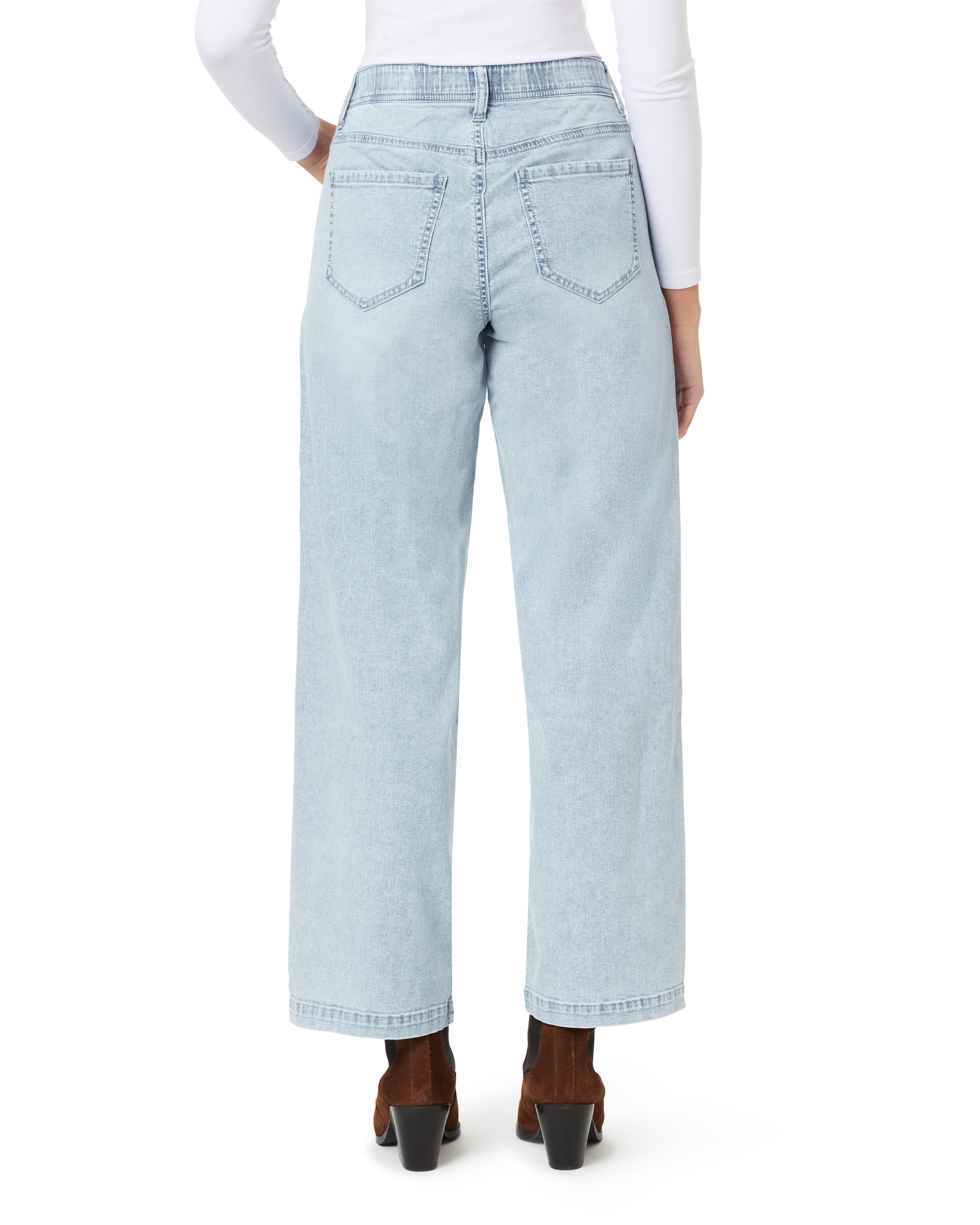 Everbreeze Curvy Mid-Rise Wide Leg Jeans (Regular)