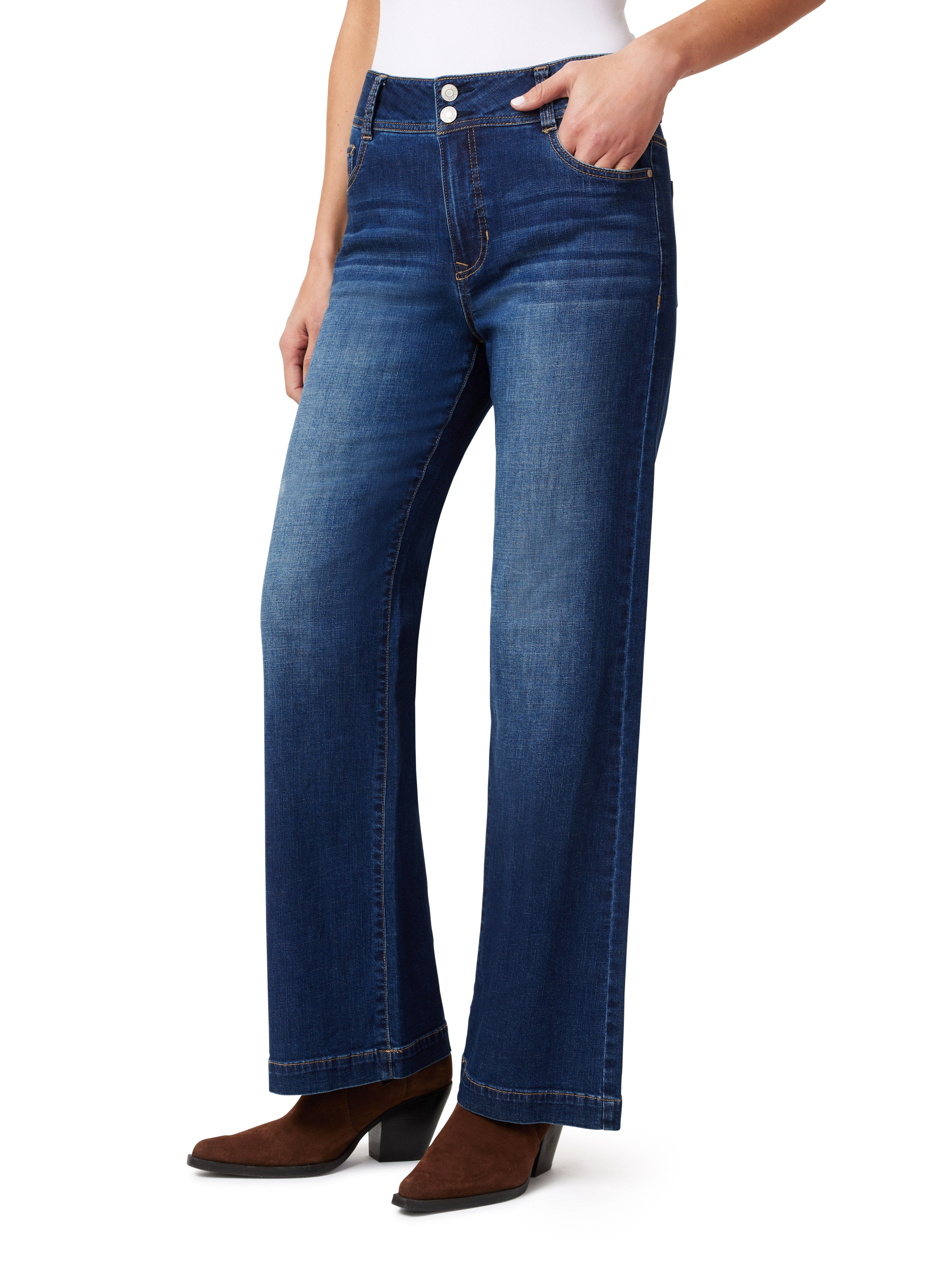 Everbreeze Curvy High-Rise Relaxed Flare Jeans (Regular)