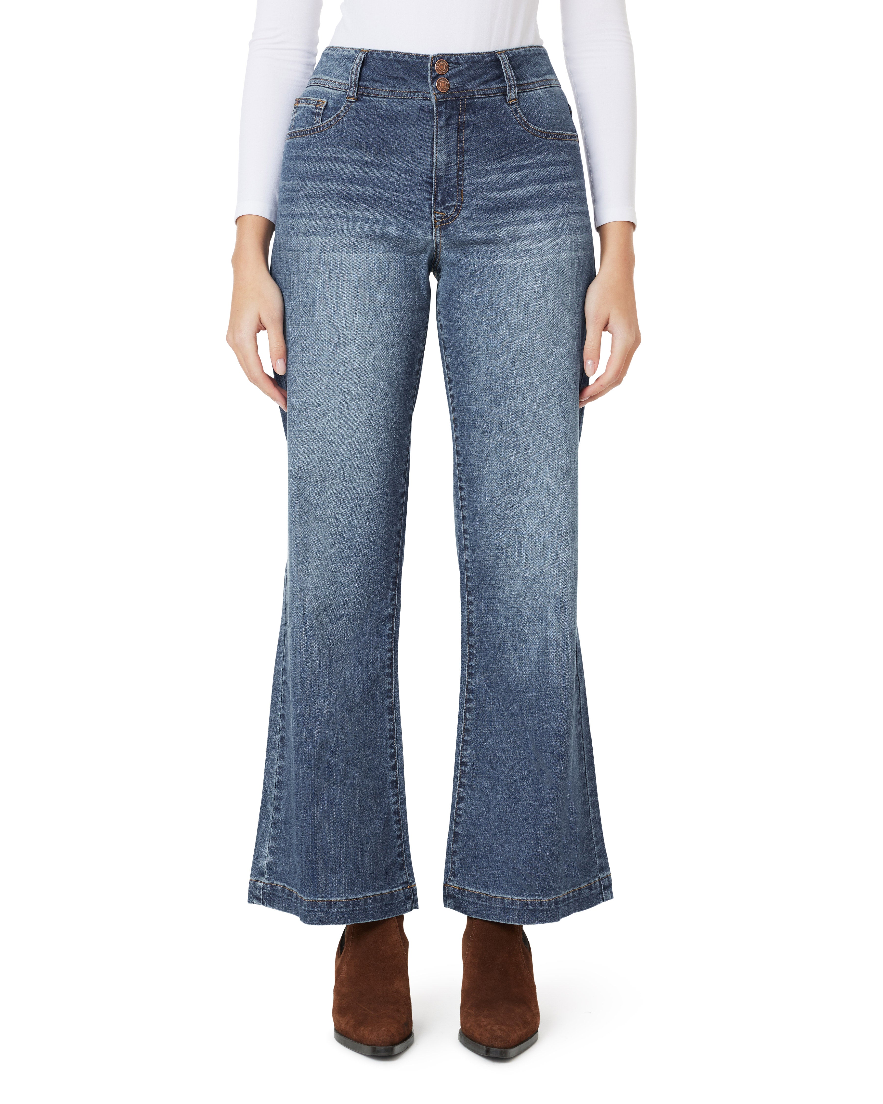 Everbreeze Curvy High-Rise Relaxed Flare Jeans (Regular)
